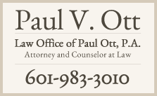 Paul Ott | Jackson, MS Attorney At Law